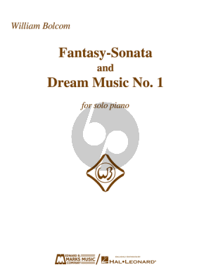 Bolcom Fantasy-Sonata and Dream Music No.1 Piano solo