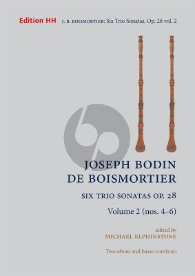 Boismortier 6 Trio Sonatas Op.28 Vol.2 (No.4-6) 2 Oboes-Bc