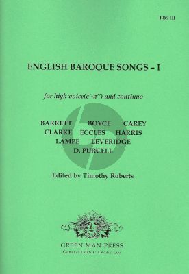 English Baroque Songs Vol. I (Ten English songs) High Voice