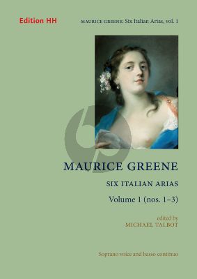 Greene 6 Italian Arias Vol.1 Soprano Voice-Violin-Bc