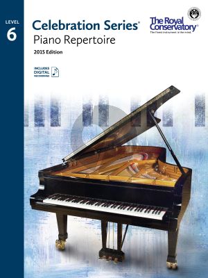 Celebration Series Piano Repertoire Vol.6 Book with Audio online