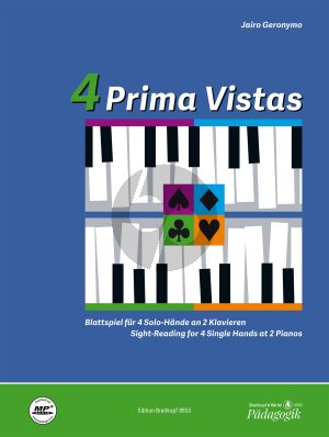 Geronymo 4 Prima Vistas (Sight-Reading for 4 Single Hands at 2 Pianos