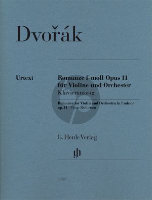 Dvorak Romanze f-moll Op.11 Violine-Orchester Klavierauszug (Henle)
