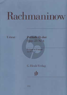 Rachmaninoff Prelude D-dur Op.23 No.4 Klavier (ed. Dominik Rahmer) (Henle)