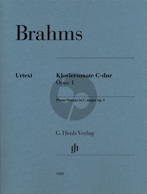 Brahms Sonata C-major Op. 1 Piano solo (edited by Katrin Eich) (Henle)