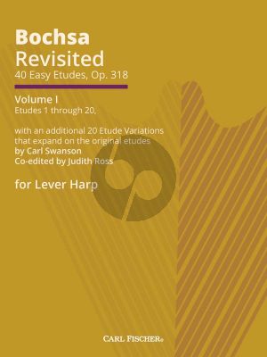Bochsa Revisited - 40 Easy Etudes, Op. 318 Vol. I Lever Harp