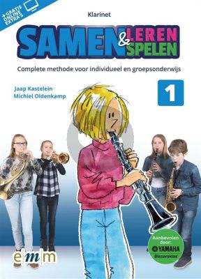 Kastelein-Oldenkamp Samen Leren & Samenspelen Klarinet (Boek met Audio online)