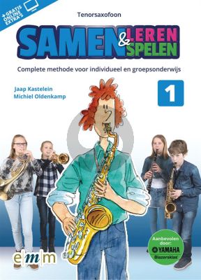 Kastelein-Oldenkamp Samen Leren & Samenspelen Tenorsaxofoon (Boek met Audio online)