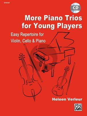 Verleur More Piano Trios for Young Players (Easy Repertoire) Violin-Violoncello-Piano (Bk-Cd)