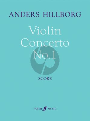 Hillborg Concerto No.1 Violin-Orchestra Score