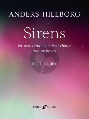 Hillborg Sirens 2 Sopranos-Mixed Chorus-Orchestra Full Score