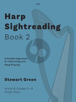 Stewart Harp Sightreading Book 2 Suitable for Pedal Harp Grades 5–8