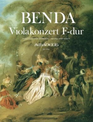 Benda Konzert F-dur Viola-Orchester (Partitur mit Stimmen) (Harry Joelson)