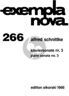 Schnittke Sonate Nr.3 für Klavier