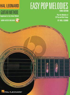 Easy Pop Melodies for Guitar (Book with Audio online) third edition