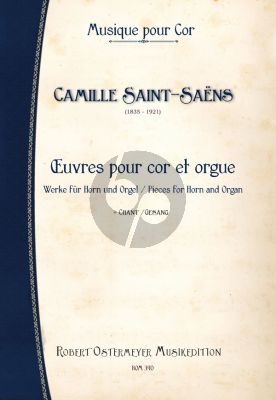 Saint-Saens Werke Horn-Orgel (mit Gesang)