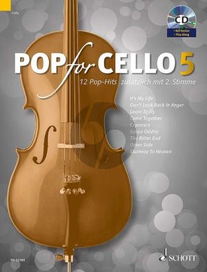 Pop for Cello Vol.5 (with 2nd Part) (Bk-Cd) (edited by Michael Zlanabitnig)