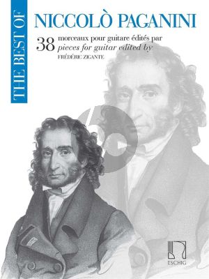 The Best of Niccolò Paganini (38 Morceuax) Guitar (ed. Frederic Zagante)
