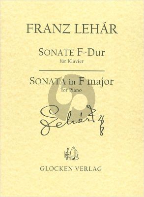 Lehar Sonate F-Dur (1887) Klavier