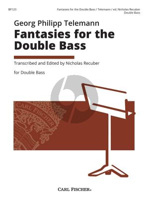 Telemann Fantasies for the Double Bass (transcr. by Nicholas Recuber)