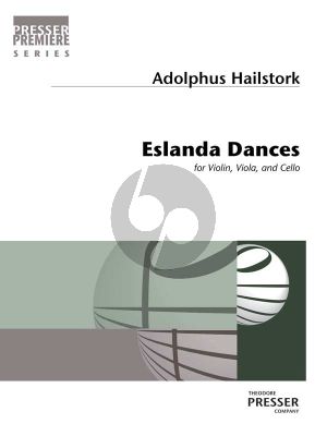 Hailstork Eslanda Dances Violin-Viola-Violoncello (Score/Parts)