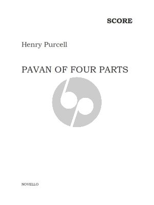 Purcell Pavan of Four Voices g-minor 3 Violins-Bass (Score/Parts)