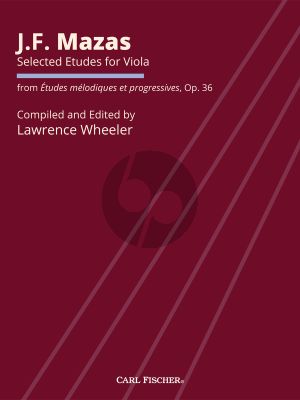 Selected Etudes for Viola from Études mélodiques et progressives, Op.36
