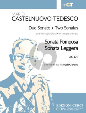 Castelnuovo-Tedesco 2 Sonatas Op.179 Trumpet-Piano (edited by Angelo Gilardino)