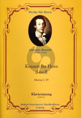 Rosetti Konzert d-moll (Murray C 39) Horn-Orchester Klavierauszug