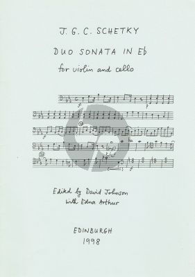 Schetky Duo Sonata E-flat major Violin and Violoncello (edited by David Johnson and Edna Arthur)