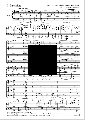 Herzogenberg 3 Gesange Op.73 SATB-Klavier (ed. Konrad Klek)