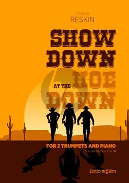 Reskin Showdown at The Hoedown 2 Trumpets[C/Bb] and Piano (Score/Parts)