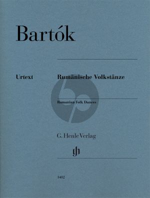 Bartok Rumänische Volkstänze Klavier (László Somfai) (Henle-Urtext)