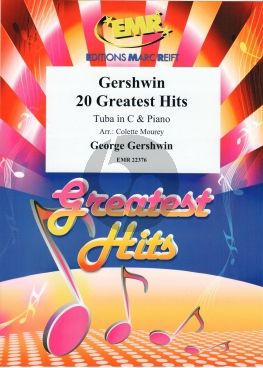 Gershwin 0 Great Melodies Tuba[C]-Piano