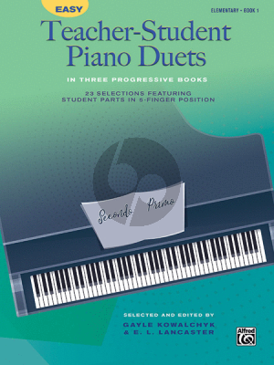 Easy Teacher-Student Piano Duets Vol.1 (elementary level) ( Gayle Kowalchyk and E. L. Lancaster)