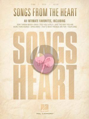 Songs from the Heart Piano-Vocal-Guitar