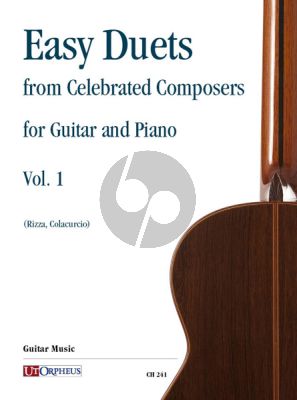 Album Easy Duets from Celebrated Composers for Guitar and Piano Vol.1 (transcr. by Fabio Rizza and Nicola Colacurcio
