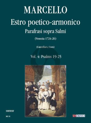 Marcello Estro poetico-armonico. Parafrasi sopra Salmi (Venezia 1724-26) Vol.4: Psalms 19-25