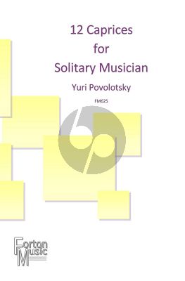 Povolotsky 12 Caprices for Solitary Musicians Flute Solo