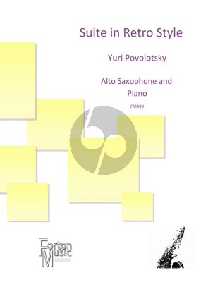 Povolotsky Suite in Retro Style Alto Saxophone-Piano