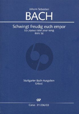 Kantate BWV 36 Schwingt freudig euch empor Soli-Chor-Orch. Klavierauszug