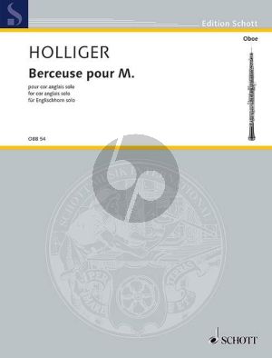 Holliger Berceuse pour M. Cor Anglais solo