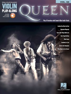 Queen 8 Favorites (Violin Play-Along Series Vol.68 (Book with Audio online)