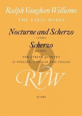 Vaughan Williams Nocturne and Scherzo with Scherzo String Quintet (Score)