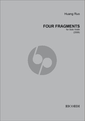 Ruo 4 Fragments Violin solo