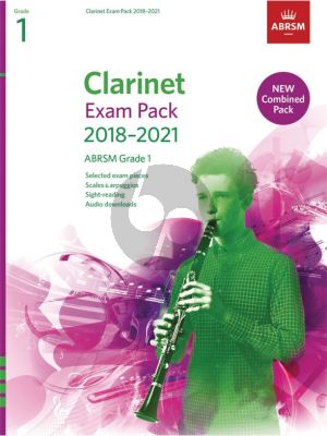 Clarinet Exam Pack 2018–2021 ABRSM Grade 1 Clarinet-Piano (Book with Audio online)