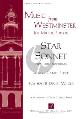 Elder Star Sonnet from 3 Nocturens for SATB and Piano