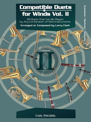 Compatible Duets for Winds Vol.2 Trombone (or Bassoon/Euphonium) (edited by Larry Clark)