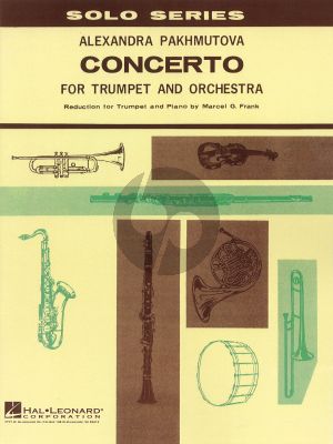 Pakhmutova Concerto for Trumpet-Orchestra edition for Trumpet and Piano (Reduction by Marcel G. Frank)