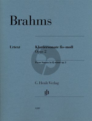 Brahms Sonate fis-moll Op.2 Klavier (Katrin Eich) (Henle-Urtext)